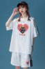 (image for) Neutral style 2022 T-shirt summer casual design cat loose lazy style suit TZ8951P65