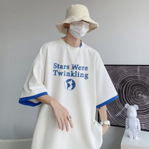 (image for) Hong Kong style 2022 casual oversize earth ice silk light and simple design suit TZ8883P65